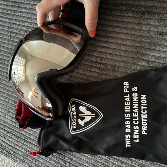 Rossigol Zeiss Ski Goggles with Bag - Picture 1 of 3